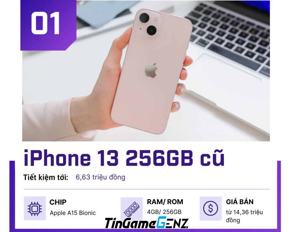 Top 4 iPhone cũ giá dưới 16 triệu có camera chụp ảnh xuất sắc