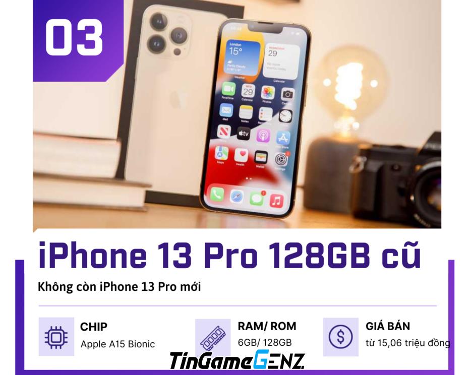 Top 4 iPhone cũ giá dưới 16 triệu có camera chụp ảnh xuất sắc