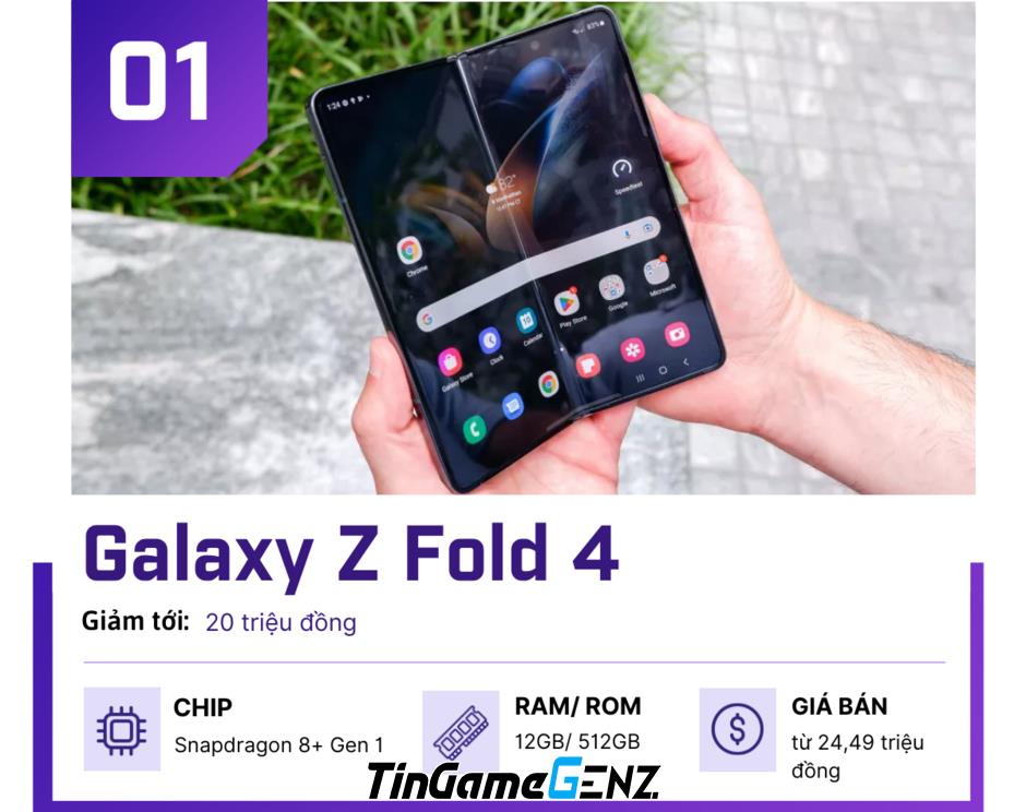 Top điện thoại Samsung giảm giá mạnh nhất trước Tết Giáp Thìn