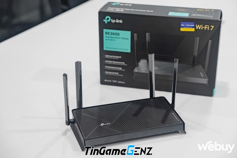 TP-Link ra mắt router Wi-Fi 7 đầu tiên tại Việt Nam: Băng thông 3.6 Gbps, giá 2.6 triệu đồng