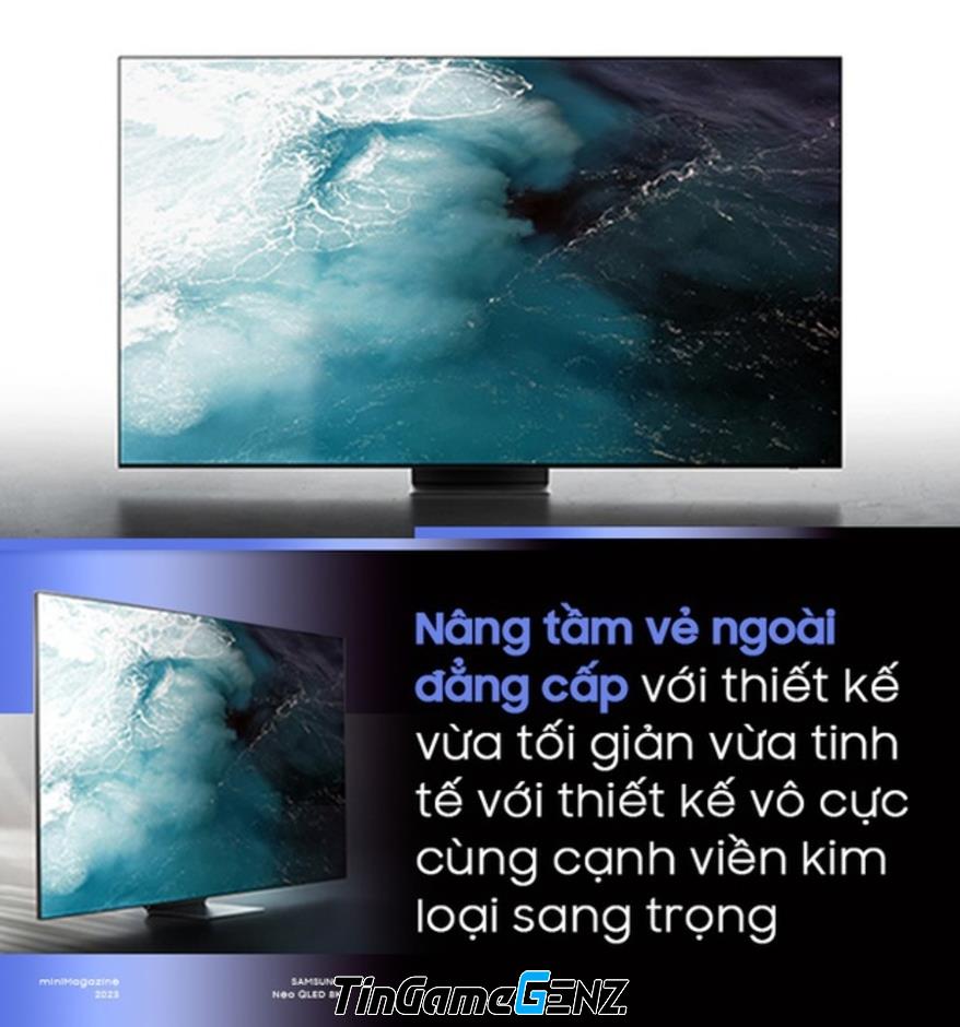 TV 98 inch Neo QLED 8K: Biểu tượng giải trí thời thượng cho người yêu nghệ thuật