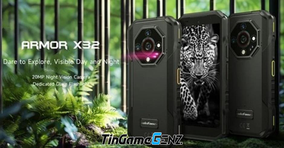 Ulefone giới thiệu smartphone siêu bền với camera quan sát ban đêm, chỉ 3 triệu đồng!