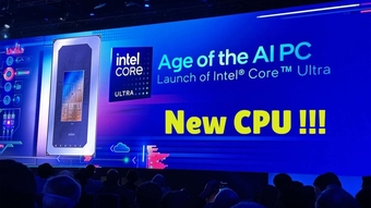 Vi xử lý Intel Core Ultra sắp ra mắt chính thức!