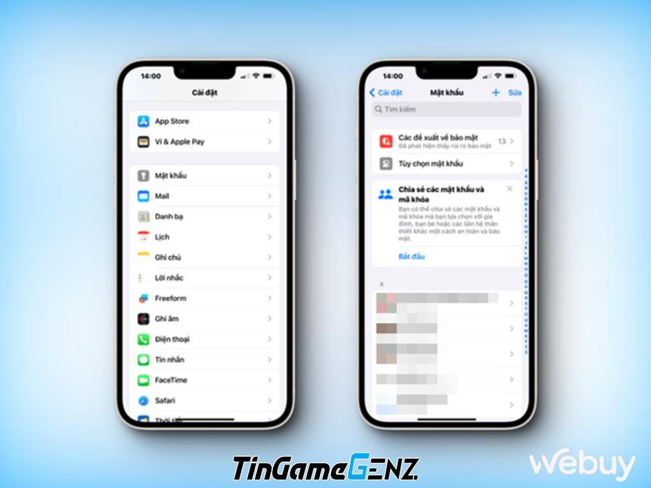 Việc chia sẻ mật khẩu gia đình trở nên đơn giản hơn trên iOS 17.