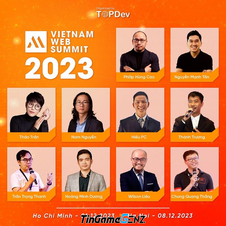 Vietnam Web Summit 2023: Dàn Lineup Speaker ấn tượng (trở lại)