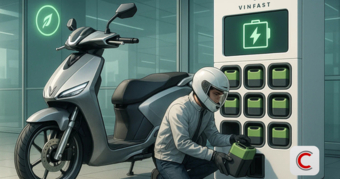"VinFast Ra Mắt Mô Hình Xe Máy Điện Đổi Pin: Dự Kiến Lắp Đặt 150.000 Trạm Trên Toàn Quốc"
