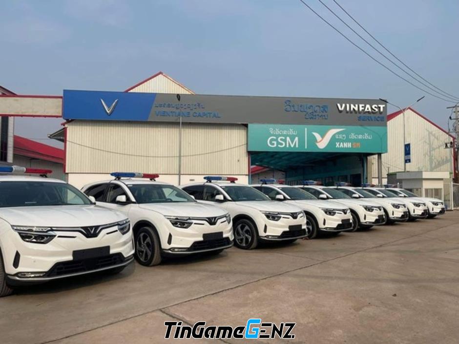 VinFast VF 8: Xe cảnh sát 