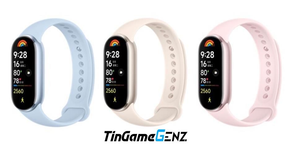 Xiaomi Smart Band 9: Rò rỉ thông số kỹ thuật và hình ảnh render