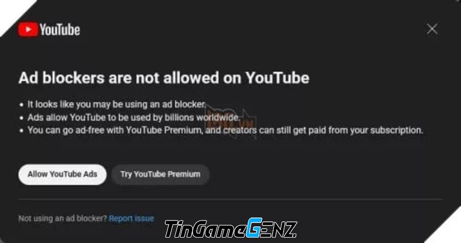 YouTube Tăng Cường Kiểm Soát Người Dùng: Khó Khăn Đối Với Các Công Cụ Chặn Quảng Cáo