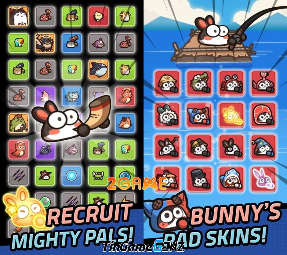 **Khám Phá Bunny Game: Hero Pals - Cuộc Chiến Đầy Màu Sắc Trong Thế Giới Thiết Kế Dễ Thương**