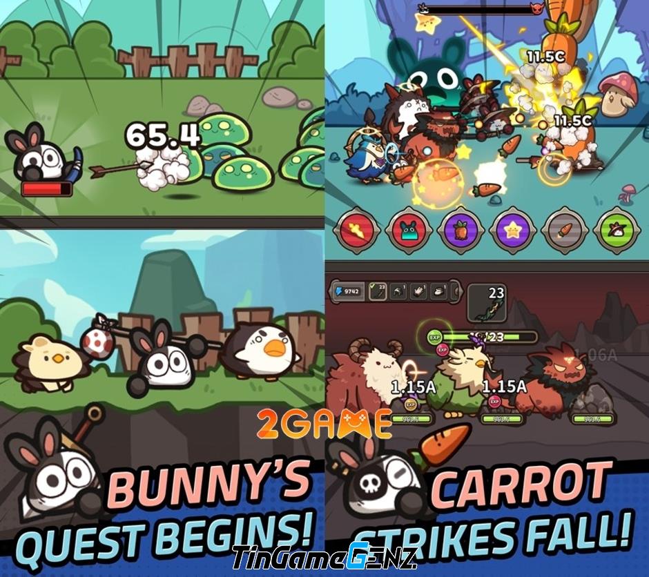 **Khám Phá Bunny Game: Hero Pals - Cuộc Chiến Đầy Màu Sắc Trong Thế Giới Thiết Kế Dễ Thương**