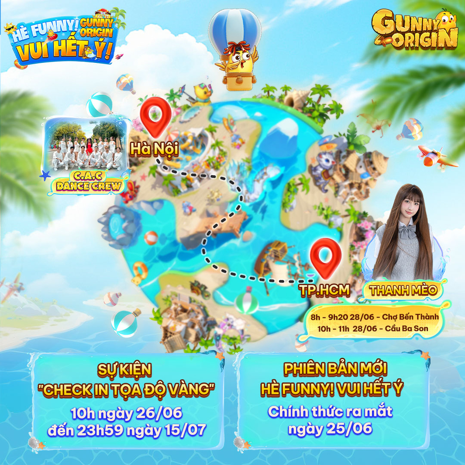 **Khám Phá GUNNY ORIGIN: Chương Trình “Check-in Toạ Độ Vàng” – Game Thủ Việt Nam Hóa Thân “Đại Sứ Văn Hóa”** **Khám Phá GUNNY ORIGIN: Chương Trình “Check-in Toạ Độ Vàng” – Game Thủ Việt Nam Hóa Thân “Đại Sứ Văn Hóa”**