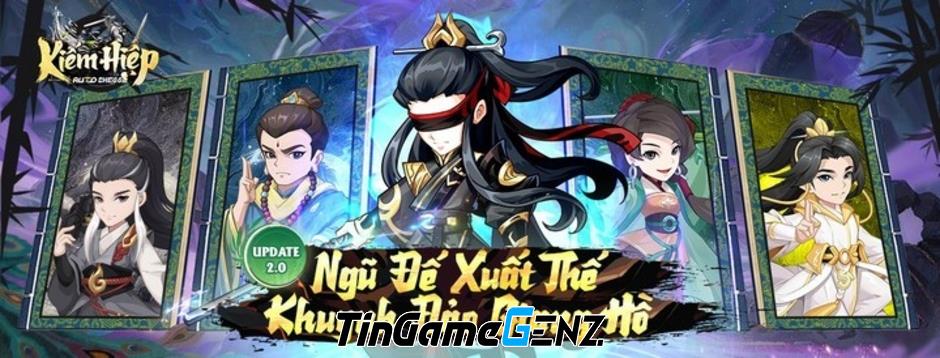 “Ngũ Đế: Tướng Mới Ra Mắt trong Kiếm Hiệp Auto Chess – Thay Đổi Cục Diện Trận Đấu?”