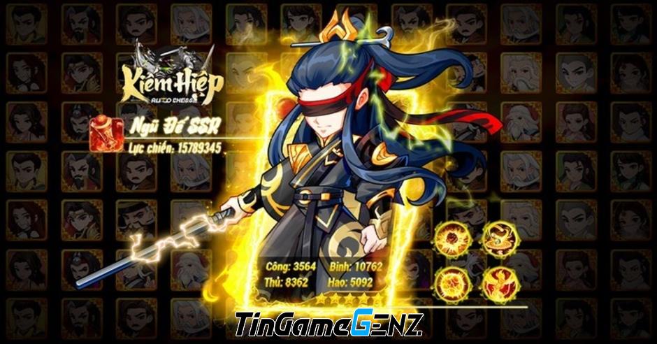 “Ngũ Đế: Tướng Mới Ra Mắt trong Kiếm Hiệp Auto Chess – Thay Đổi Cục Diện Trận Đấu?”