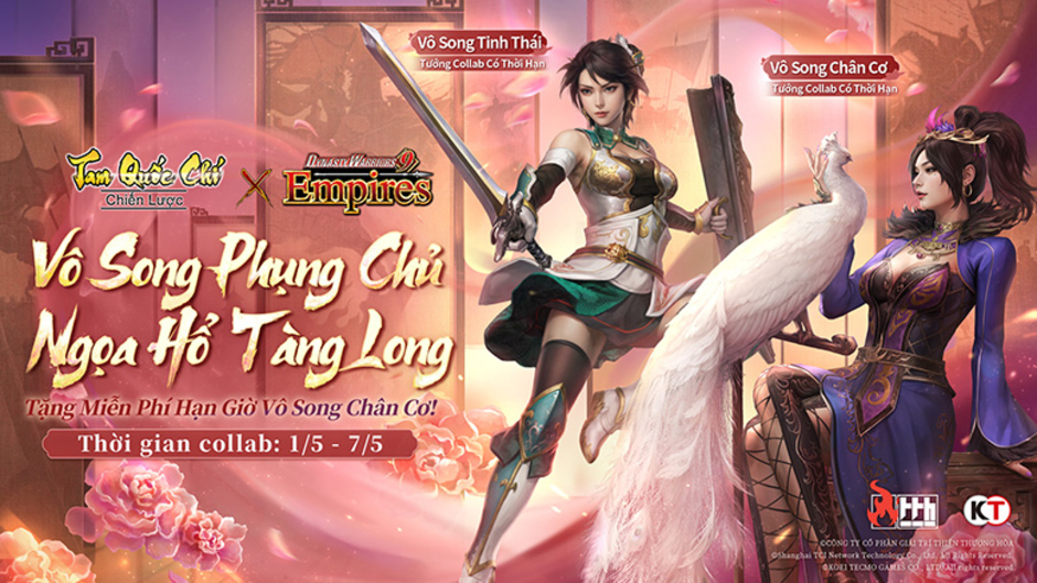 **“Tam Quốc Chí Kết Hợp Cùng DYNASTY WARRIORS 9 Empires: Ra Mắt Chính Thức Ngày 1/5, Nhận Ngay Vô Song Chân Cơ Miễn Phí!”**