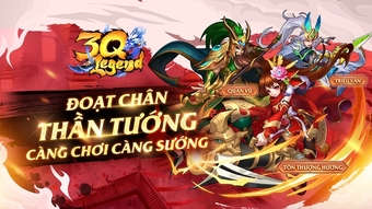 3Q Legend - Game Tam Quốc sắp ra mắt, cung cấp trải nghiệm hấp dẫn với tướng Quan Vũ độc quyền.