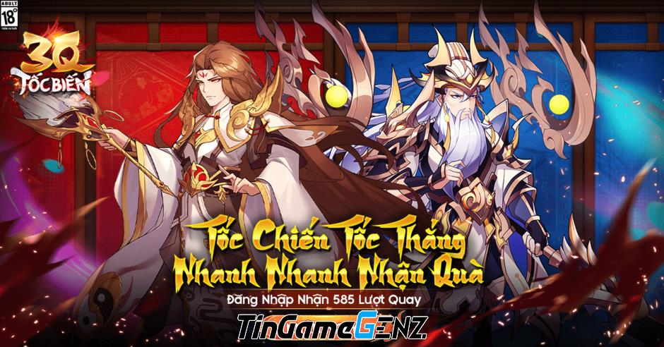 3Q Tốc Biến ra mắt, Game4v tặng Giftcode hấp dẫn