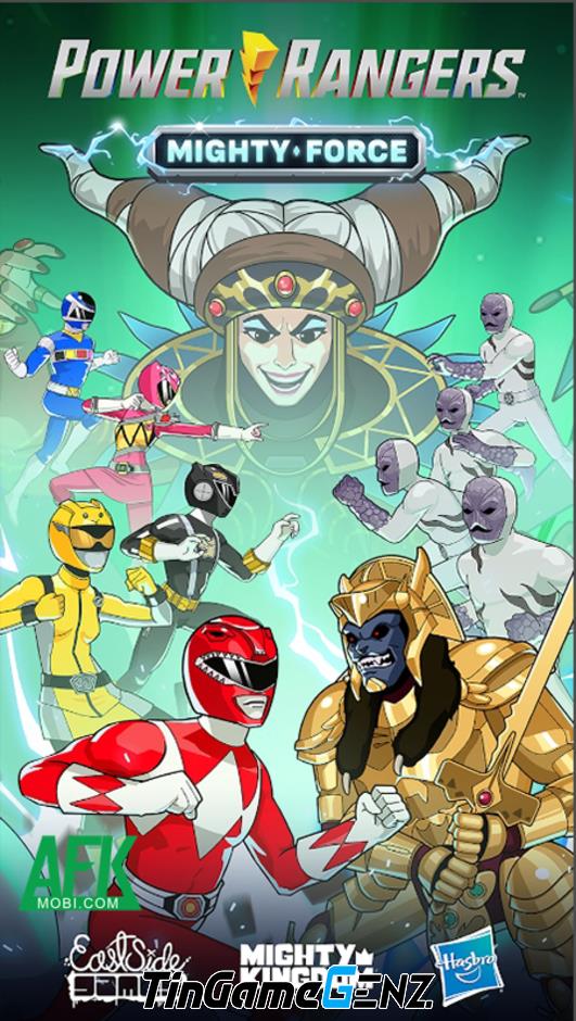 5 anh em siêu nhân tái xuất trong game Power Rangers Mighty Force