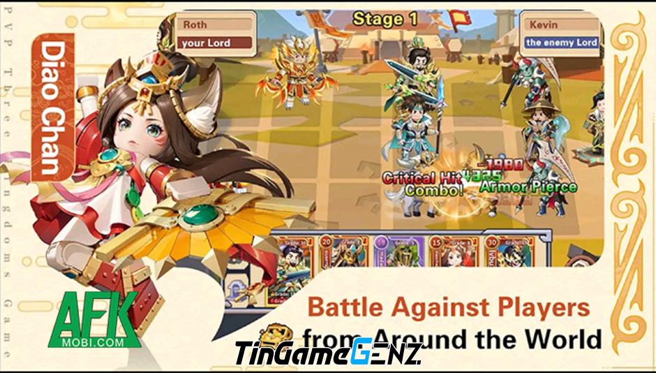 6 game mobile Tam Quốc với hình ảnh độc đáo