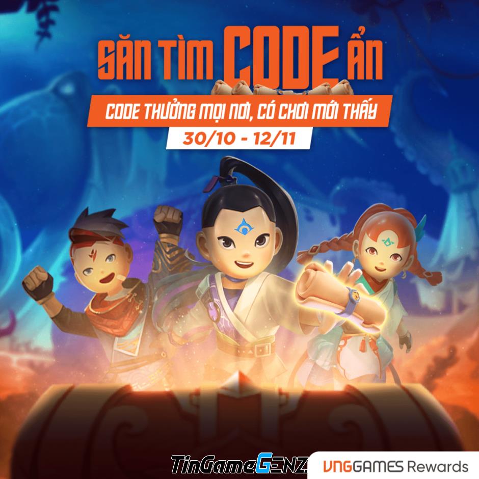 6 tựa game mới của VNGGames Rewards: Nhận code miễn phí cho người chơi.