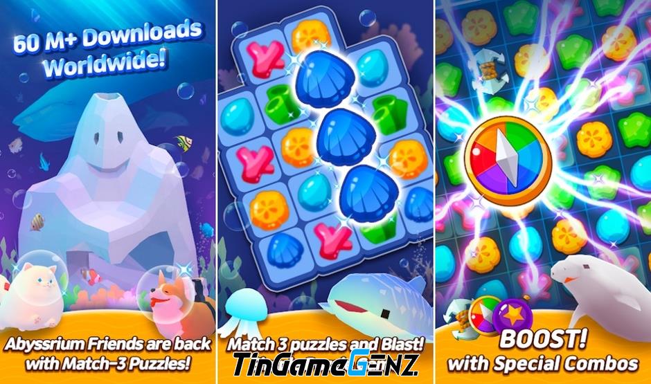 Abyssrium Match đã ra mắt trên Google Play Store và Apple Store