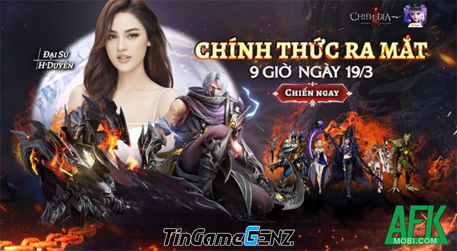 AFKMobi tặng gift code Chiến Địa Mobile hàng ngày