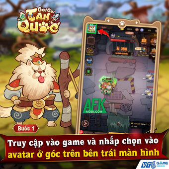 AFKMobi tặng gift code game GoGo Tam Quốc – VTC Game có giá trị.