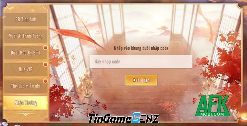 AFKMobi tặng gift code game Mãnh Tướng Xuất Chiến – 3Q có giá trị lớn