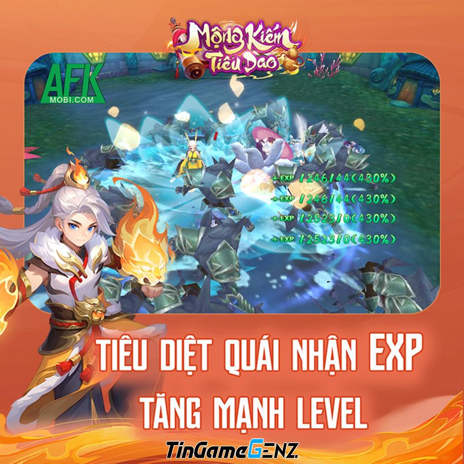 AFKMobi tặng gift code game Mộng Kiếm Tiêu Dao có giá trị lớn