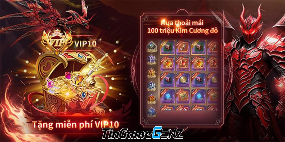 AFKMobi tặng gift code game Võ Thần Kỳ Tích có giá trị lớn