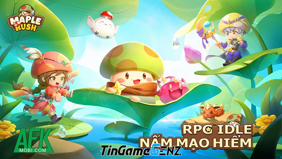 AFKMobi tặng gift code Maple Rush – Nấm Lùn Tiến Lên có giá trị cao