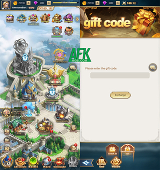 AFKMobi tặng nhiều gift code game Heroes of Awakened Magic có giá trị.