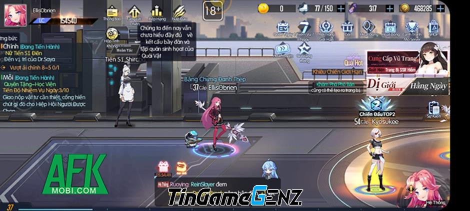 AFKMobi tặng nhiều gift code game mobile Hắc Nguyệt Quyền Thần DzoGame có giá trị cao