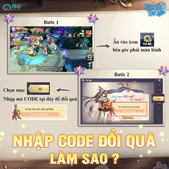 AFKMobi tặng nhiều gift code game Mộng Ảo Đại Lục M giá trị lớn