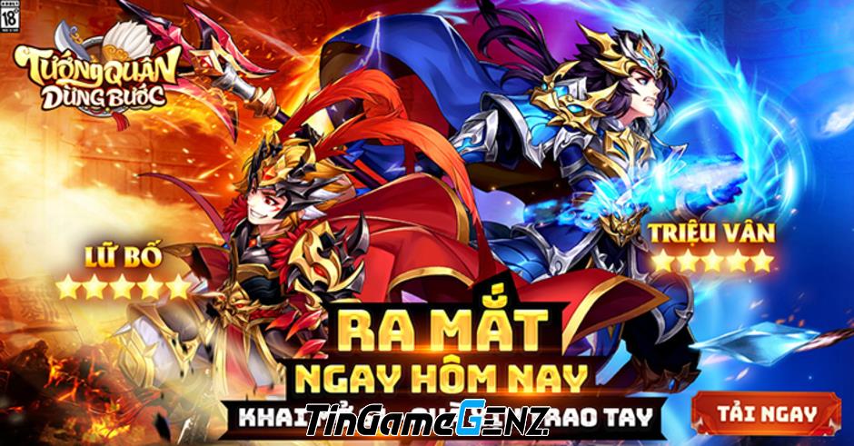 AFKMobi tặng nhiều gift code game Tướng Quân Dừng Bước có giá trị