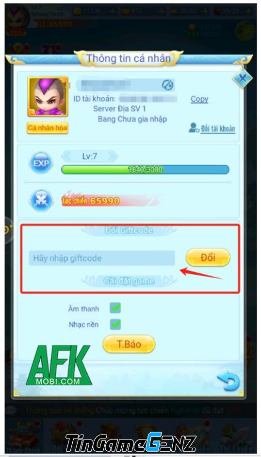 AFKMobi tặng nhiều gift code game Yêu quái để bạn có thể tận hưởng giá trị