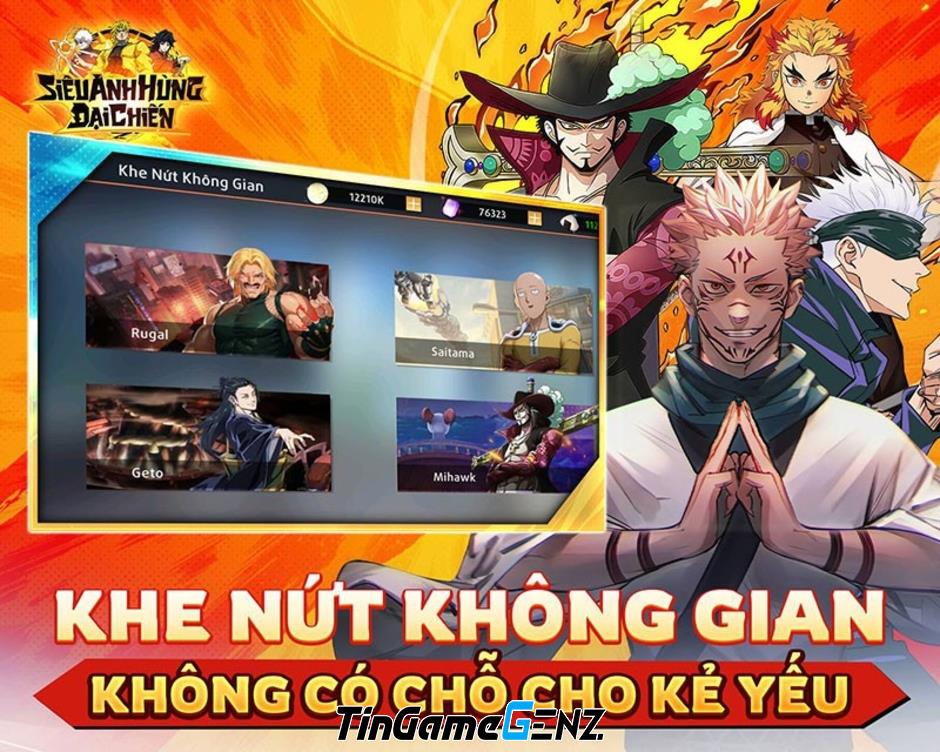 Alpha Test game Siêu Anh Hùng Đại Chiến, game đa vũ trụ anime 3D đầu tiên tại Việt Nam.