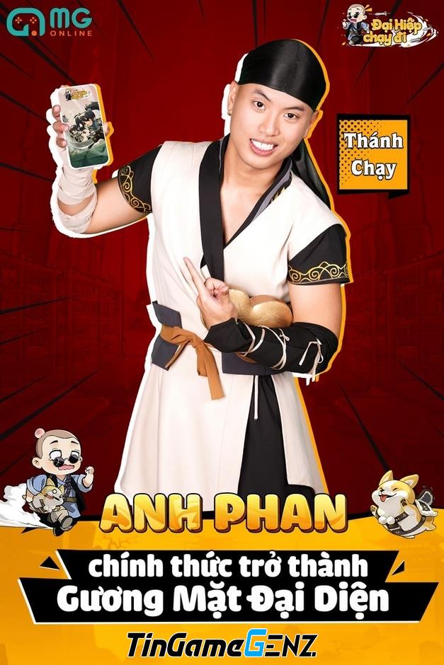 Anh Phan trở thành Thánh Chạy và phát quà cực nhiều trong game Đại Hiệp Chạy Đi