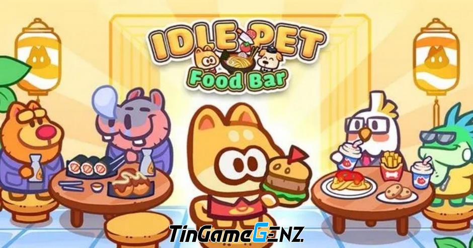 Animal Food Bar: Trở thành ông trùm nhà hàng trong game Idle Tycoon mới