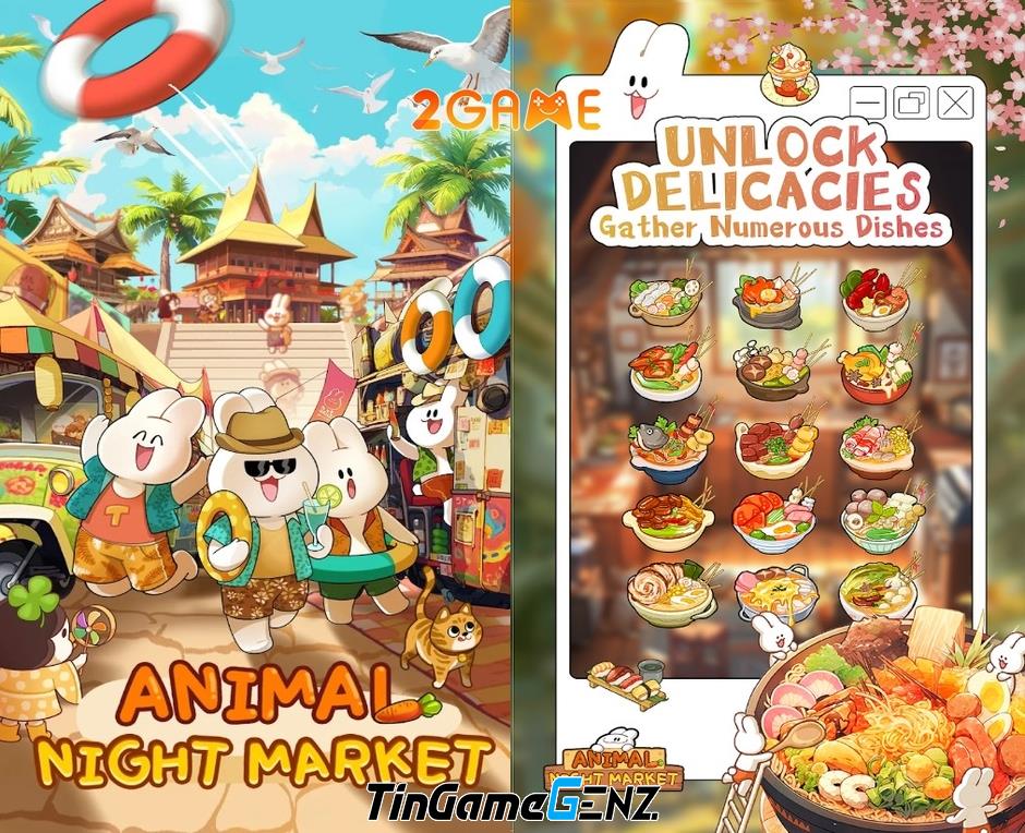 Animal Night Market - Trò chơi mô phỏng quản lý thú vui thú vị