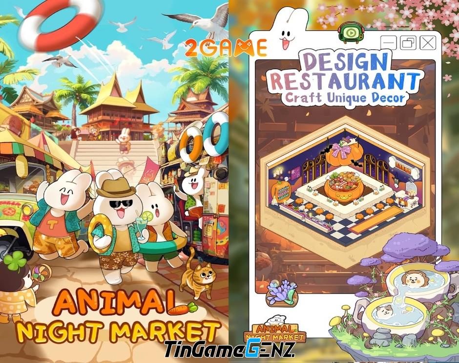 Animal Night Market - Trò chơi mô phỏng quản lý thú vui thú vị