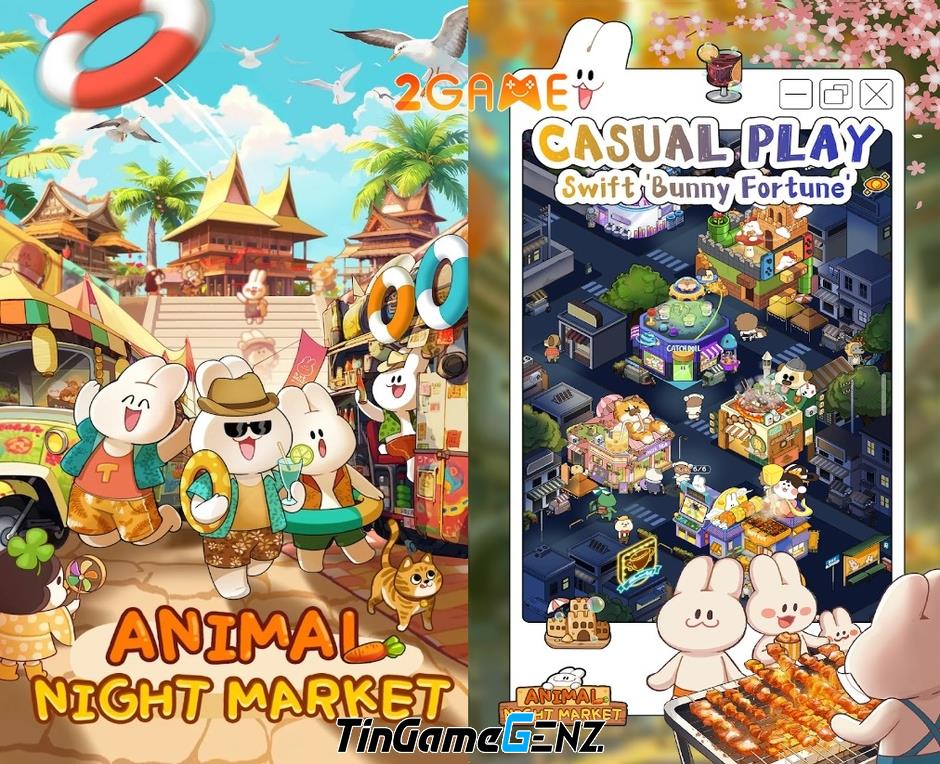 Animal Night Market - Trò chơi mô phỏng quản lý thú vui thú vị