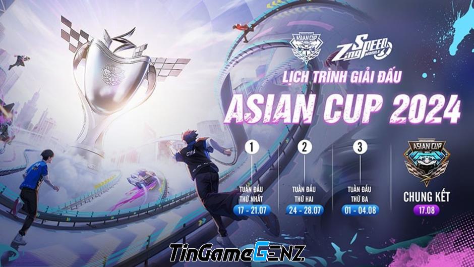 Asian Cup 2024: Giải ZingSpeed Mobile châu Á Đông Nam Á bắt đầu