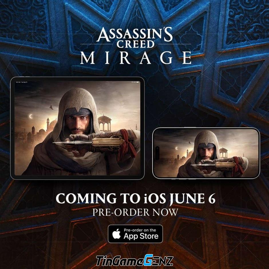 Assassin's Creed Mirage sẽ ra mắt trên iPhone, iPad vào thời gian nào?