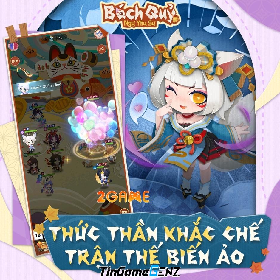 Bách Quỷ Ngự Yêu Sư - Game Idle RPG siêu dễ thương chuẩn bị ra mắt tại Việt Nam