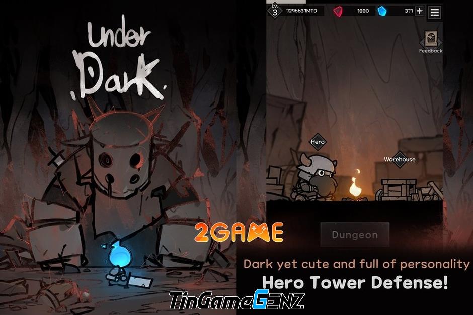 Bảo vệ ngọn lửa vĩnh cửu trong Under Dark: Defense