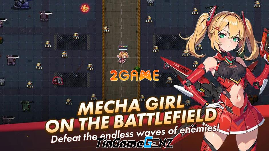 Bảo vệ thế giới với cô nàng waifu trong game roguelike Mecha Girls Survivor