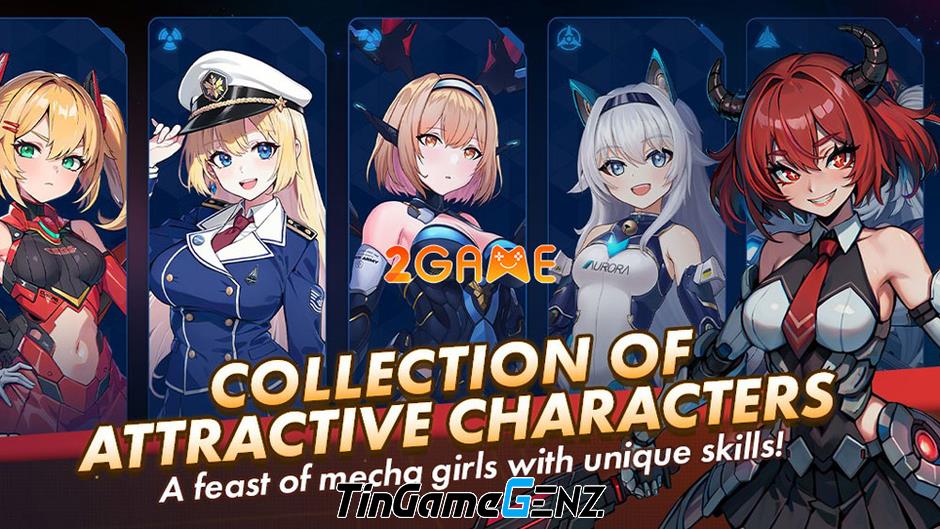 Bảo vệ thế giới với cô nàng waifu trong game roguelike Mecha Girls Survivor