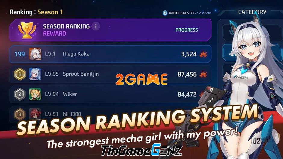 Bảo vệ thế giới với cô nàng waifu trong game roguelike Mecha Girls Survivor