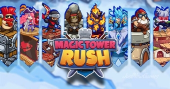 Bảo vệ tòa tháp trong Magic Tower Rush: Idle defense game